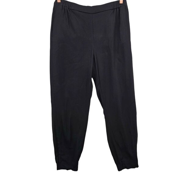 COS Womens 8 Black Rayon Lightweight Jogger Pants - Picture 1 of 14